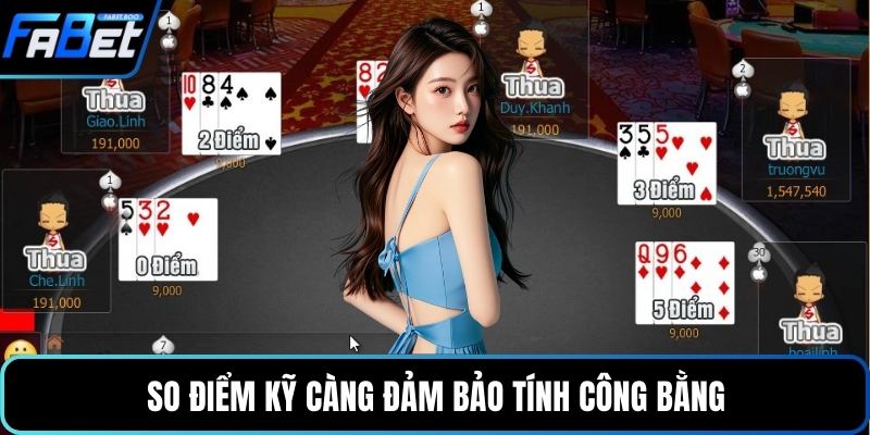 So điểm kỹ càng đảm bảo tính công bằng